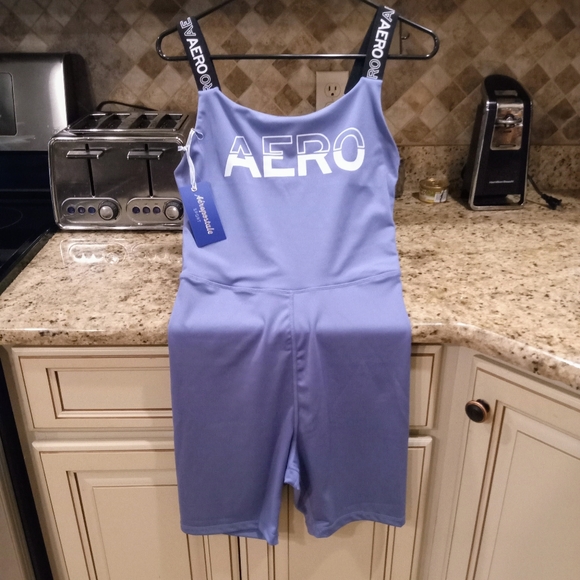 💋AEROPOSTALE ONESIE JUMPSUIT SHORT OUTFIT - Picture 1 of 11